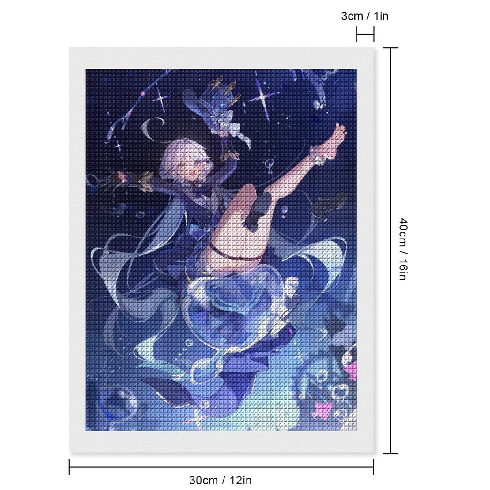 Amazon.co.jp: 原神 フリーナ ダイヤモンドアート 四角いビーズ